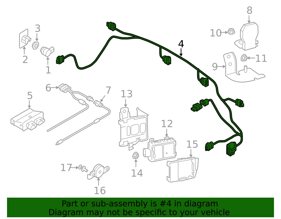 Arnés de cables original Audi 4K5-971-095-A Foto 2 de 2