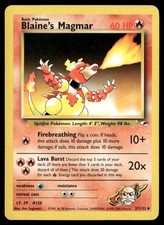 Blaine's Magmar 37/132 Uncommon Gym Heroes Pokemon Unlimited LP on eBay