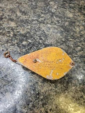 Vintage Strait-Line Chalk Line Reel ~ Red Chalk