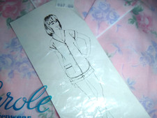 NOS Vtg Carole Lightweight Cotton Blend Pajamas W/ Shorts Pink Floral Sz S