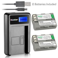 Kastar EN-EL3 Battery LCD Slim USB Charger for Nikon D70 D70s D80 D90 D100 D200