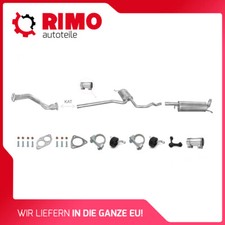 für VW Passat B5 1.8 92kW (1996-2000) Auspuffanlage Auspuff Mit Montagesatz