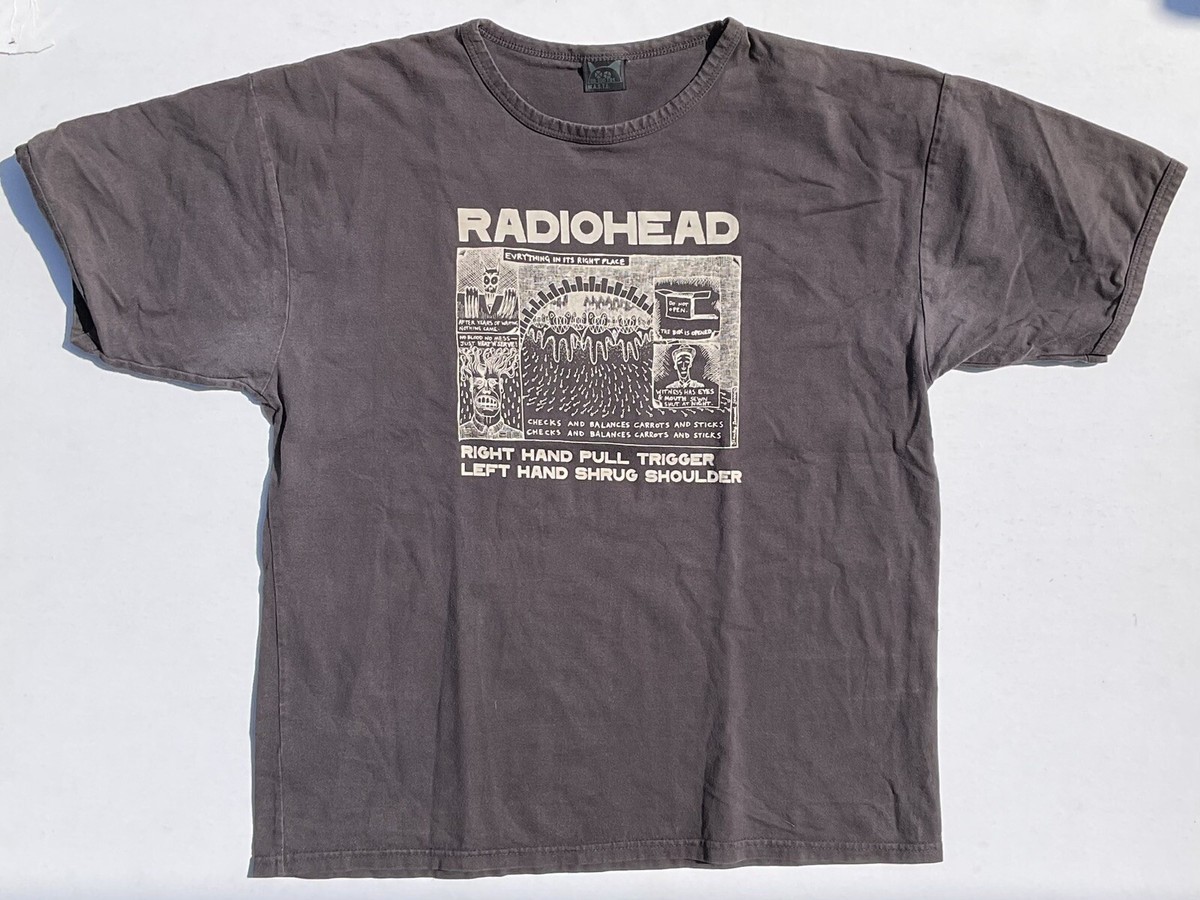 Radiohead Everything Stanley Donwood T-Shirt XL Waste ORIGINAL