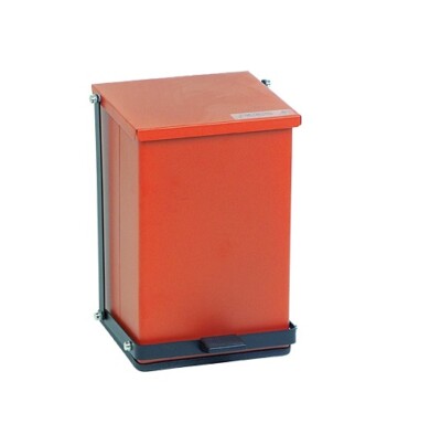 Detecto P-24R Red 24 Qt. Step-On Can