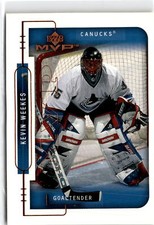 1999-00 Upper Deck MVP #208 Kevin Weekes
