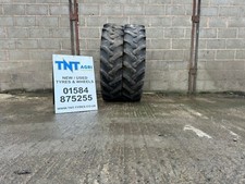 PAIR OF 320/90R32 MITAS AC85 134A8 USED TRACTOR TYRES