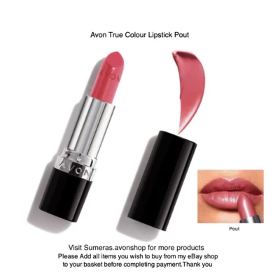 Avon True Colour Lippenstift ~ volle Größe ~ Schmollholz ~ kostenlose P&P ~ tolles Geschenk!
