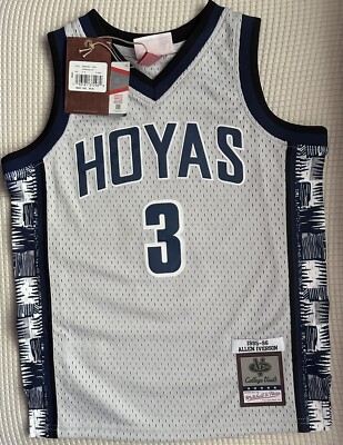Mitchell & Ness Georgetown Hoyas Allen Iverson #3 1995-96 Jersey $90 Youth Small