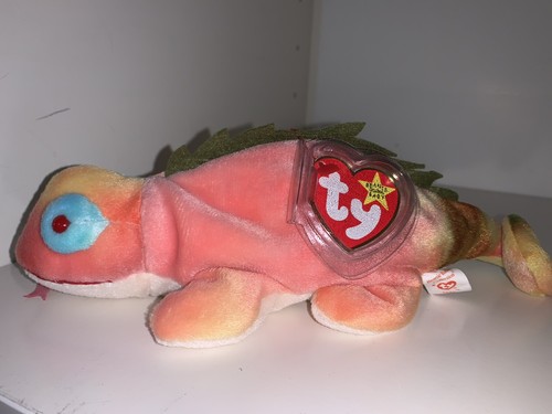 1997 TY Beanie Baby IGGY! w/Spikes All Errors New Mint w Tag protectors - Picture 2 of 6
