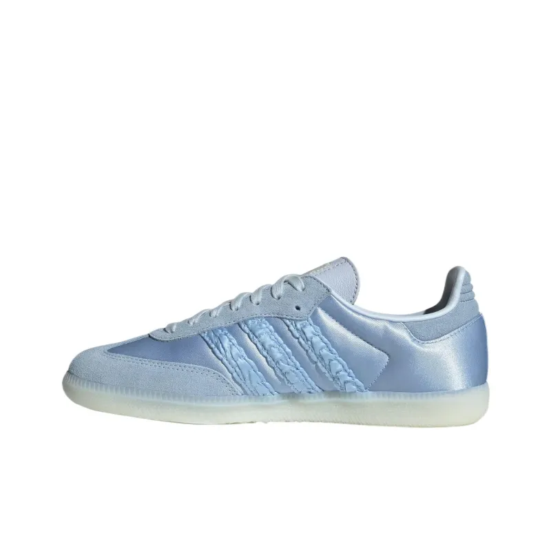 Adidas Originals Samba Satin Shoes HQ5160 Women's Blue