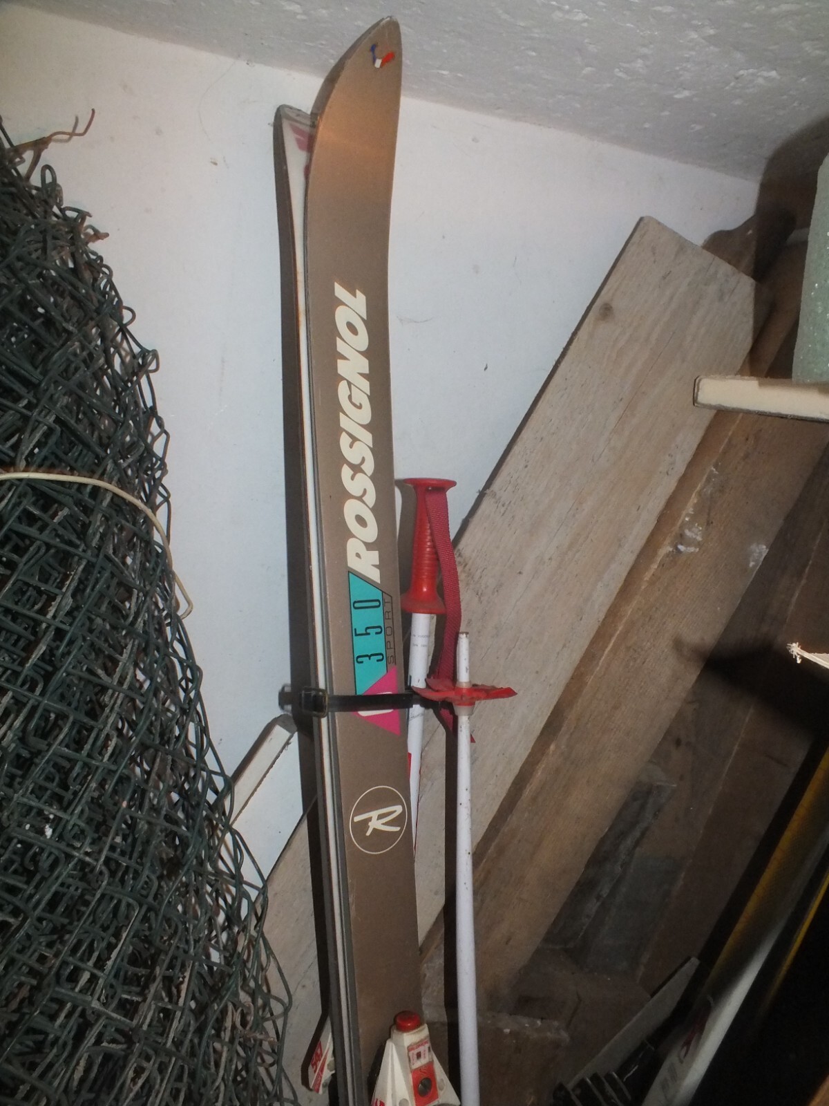 Sci molto file Rossignol 185 cm F350 Sport Salomon 547 attacco Elan Jugoslavija