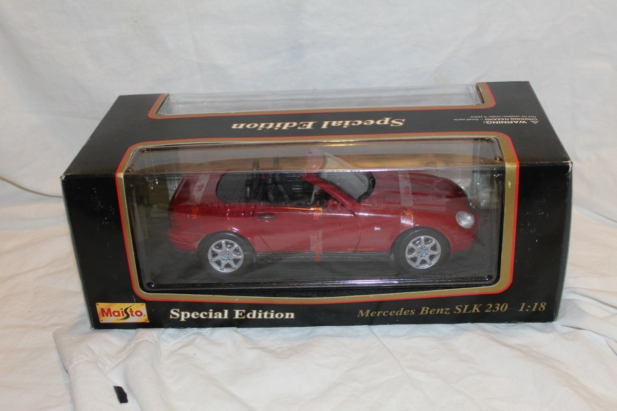 1:18 Maisto Special Edition Mercedes Benz SLK 230 Convertible Die 