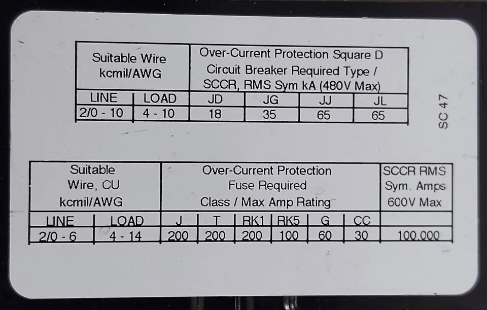 Square D 9080LBA362104 Terminal Block - Image 4 of 4