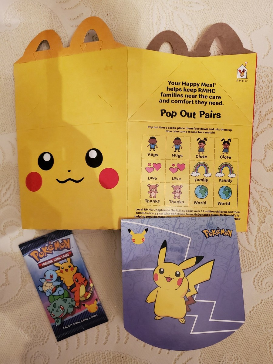 🔥NEW Pokemon 25th Anniversary McDonalds Sealed Pack +