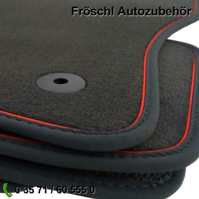 für Alfa Romeo Giulia 952 Premium Velours Fußmatten Automatten Schwarz a*