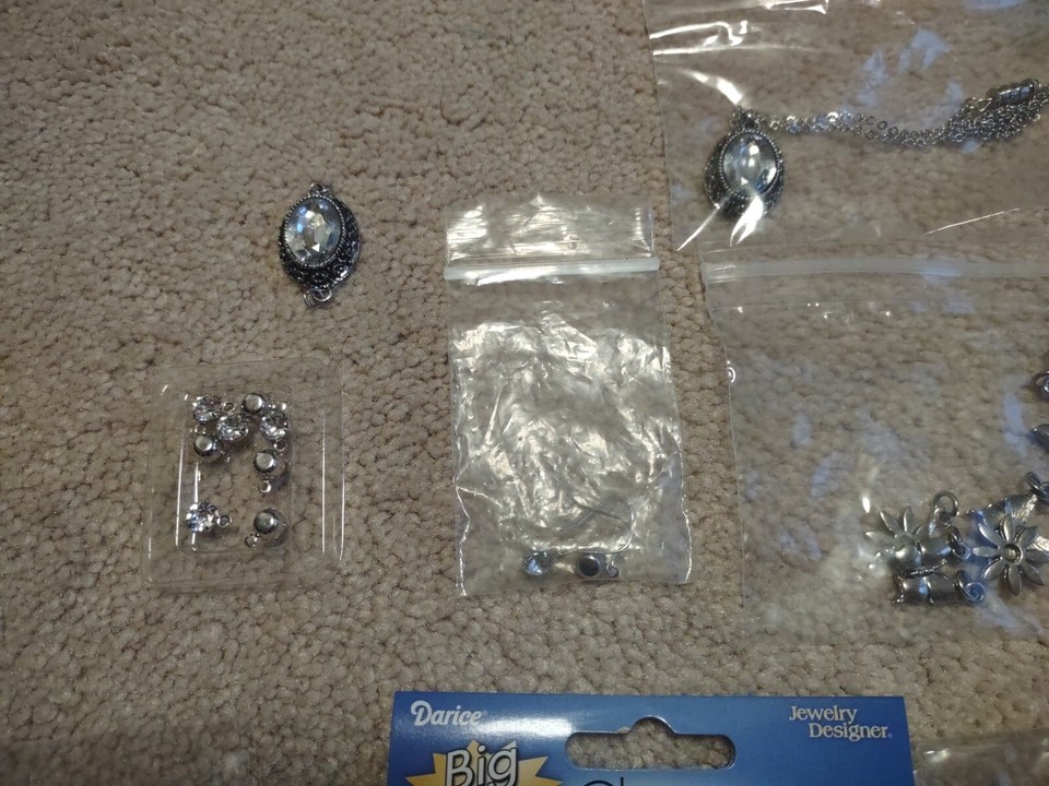 Vintage Jewelry Lot Over 3 Dozen Pieces with two Display Stands eBay