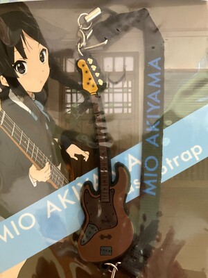 K-on! Base and Guitar Style Strap Yui Mio Azusa Set of 3 Key