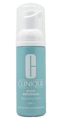 CLINIQUE ACNE SOLUTIONS CLEANSING FOAM WITH SALICYLIC ACID 1.7 Oz / 50 ml NEW!!!
