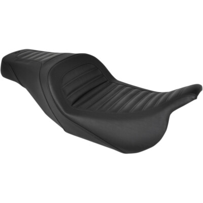 Saddlemen Pleated Roll Slim 2-Up Seat (Black) 808-07B-161