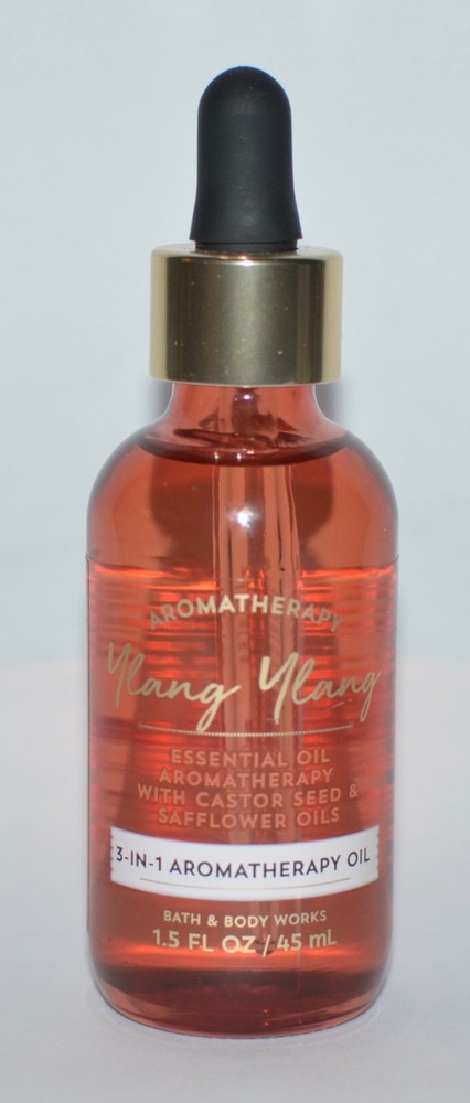 BATH & BODY WORKS AROMATHERAPY YLANG YLANG ESSENTIAL OIL CASTOR SAFFLOWER DROPS
