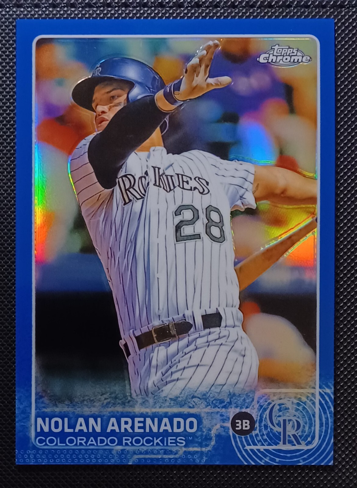 2015 Topps Chrome #66 Nolan Arenado Blue Refractor/150 MINT