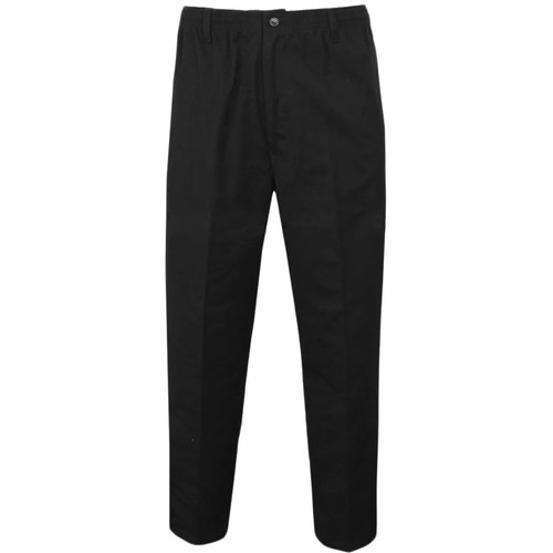 Pantalones de rugby para hombre cintura elástica trabajo informales pantalones inteligentes todas las tallas W32-60 - Imagen 7 de 19