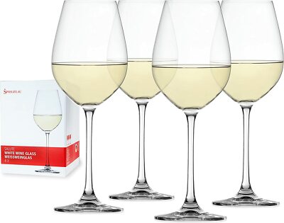 Spiegelau Salute White Wine Glasses (Set of 4), Clear #4720172 
