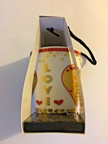 New boxed I Love You present gift fine china mug coffee cup Free P+P - Picture 3 of 3