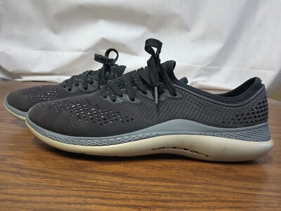 ・3・  Crocs Literide 360 Pacer Mens Size 11 Shoes 206715 Triple Black