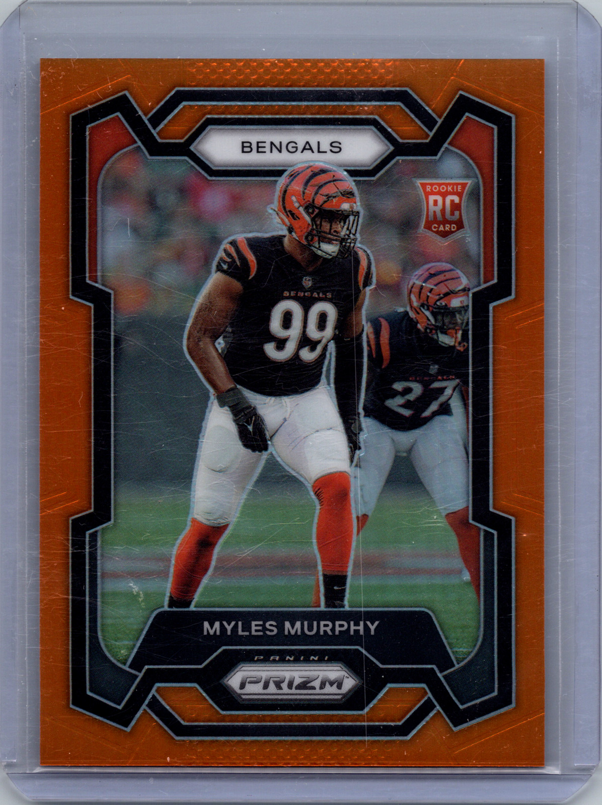 2023 PANINI PRIZM MYLES MURPHY ROOKIE #320 ORANGE 055/249