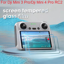 Tempered Glass Screen Film Protector for DJI Mini 4 Pro/DJI Mini 3 Pro RC2 Cont