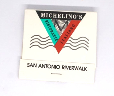 Matchbook Full Michelino's Italiano Ristorante San Antonio Riverwalk Texas