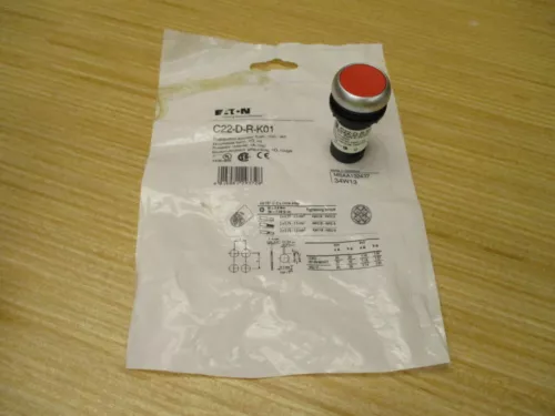 Eaton C22-D-R-K01 Pushbutton C22DRK01