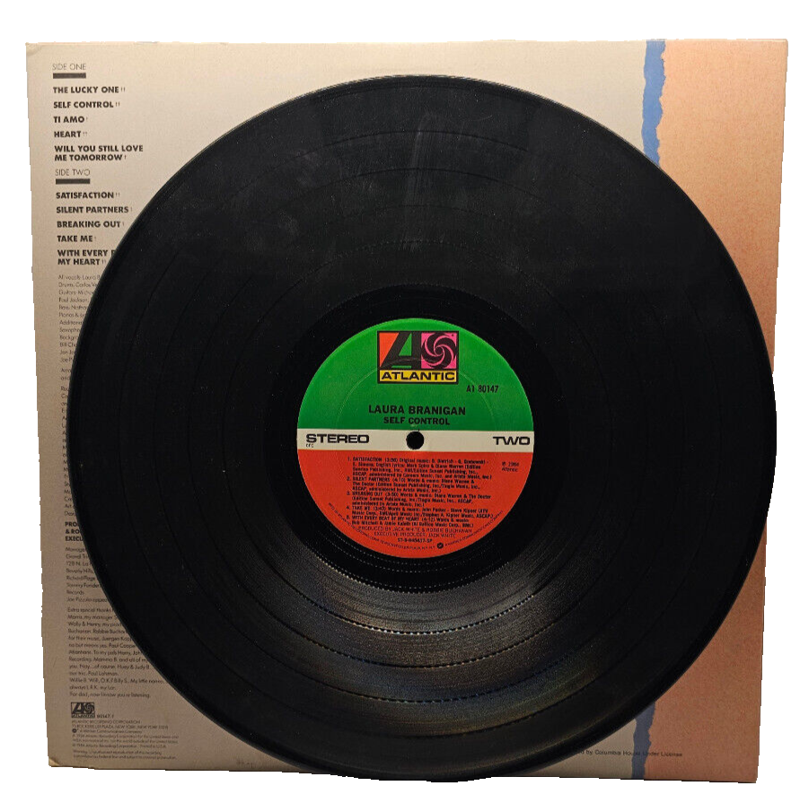 Laura Branigan Self Control Vinyl Record A1 80147 SSR | eBay