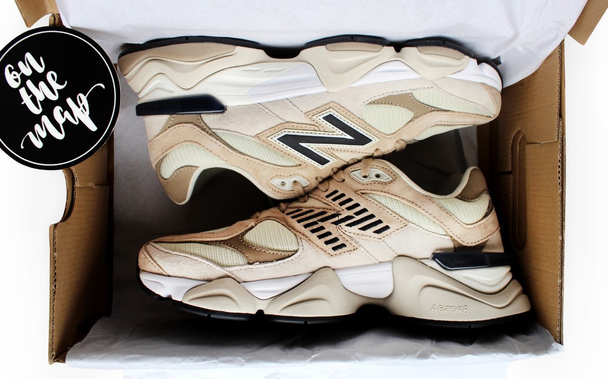 New Balance 9060 Beige Cream Light Brown UK 7.5 US 8 W 9.5 New Balance 9060 Beige Cream Light Brown UK 7.5 US 8 W 9.5