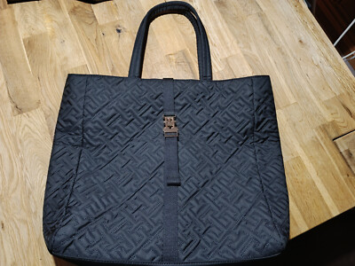 Tommy Hilfiger CHIC NYLON TOTE Damentasche Shopping Bag schwarz