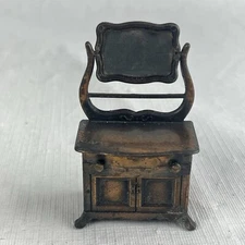 Vintage Durham Industries Diecast Metal Miniature Dresser  Dollhouse Furniture