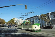 Original Photograph: Muni Blackpool Boat 233 at Market/Church OB