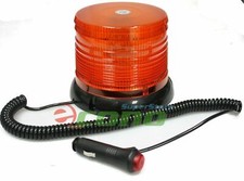 12v 24v Emergency Road Flashing Revolving Rotating 60 Led Warning Light Amber