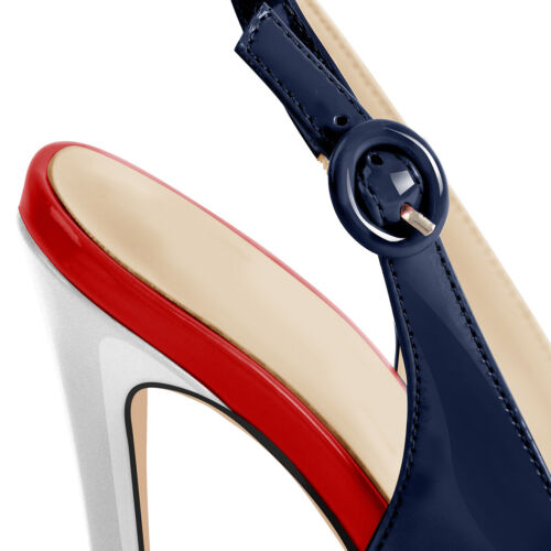 Sandalias de salón para mujer onlymaker tacón alto leopardo tacones de aguja - Imagen 50 de 50