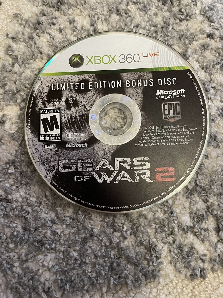 Gears of War 2 Xbox 360 Game Working Authentic + Limited