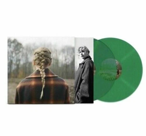 Evermore, Taylor Swift, vinyl record, green vinyl edition, 2LP, NEW-SEALED!!