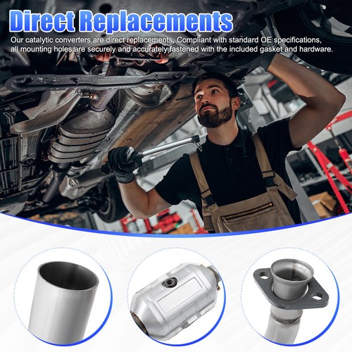 Catalytic Converter Set Fits 2004-2007 Ford Freestar Mercury Monterey 3.9L 4.2L - Picture 4 of 11