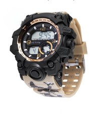 Activa X Invicta Men's Digital Watch Camouflage 54.5mm Tan ACW435-005