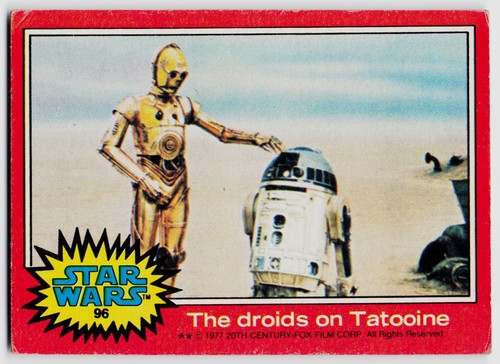 1977 Topps Star Wars #96 The droids on Tatooine — TAG (grade unconfirmed)