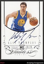 2012-13 Panini Flawless Rookie Autograph Klay Thompson 23/25 RC AUTO WARRIORS