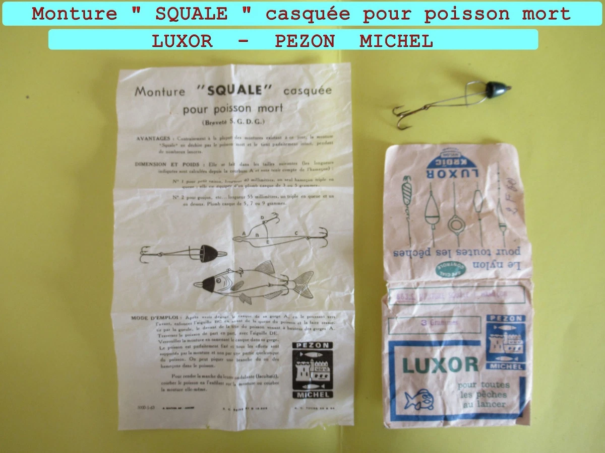 Moulinet saumon luxor mer pezon et michel licence mauborgne dans