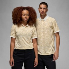 NWT NIKE JORDAN DRI-FIT SPORT GOLF POLO FN5852-133 SAIL BEIGE SZ MEDIUM