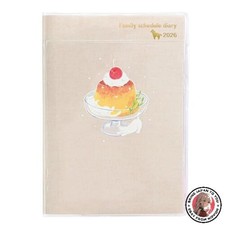 NEW Kutsuwa Family Planner 2026 A6 Monthly Sunday Start Jigglypuff and Cat