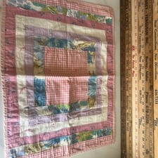 Vintage Miniature Quilt 21  x14  Doll Size